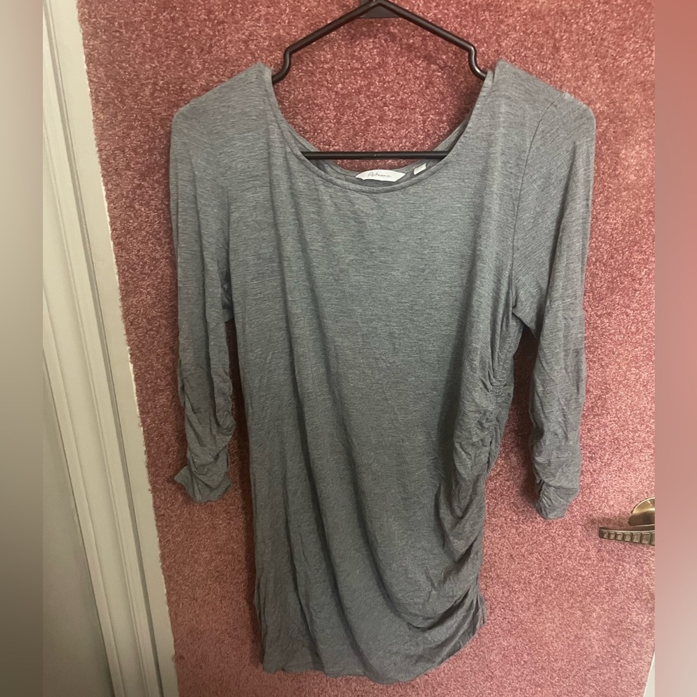 Reitmans Charcoal Long Sleeve Top